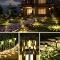thumbnail image 3 of GIGALUMI 12 Pack Solar Light Outdoor Waterproof, Cool White Pathway Lights Solar Powered, Landscape Lighting, Garden Lights for Decor, Patio, Garden, Yard, Pathways, Walkway, 3 of 10