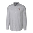 thumbnail image 2 of Men's Cutter & Buck  Charcoal Florida State Seminoles Alumni Logo Stretch Oxford Stripe Long Sleeve Button-Down Shirt, 2 of 3