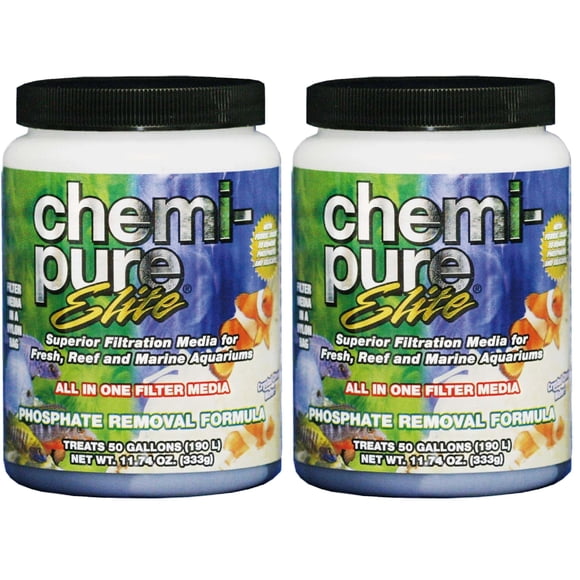 Filtro para acuarios Boyd Chemipure Elite, paquete de 2 unidades, 333 g