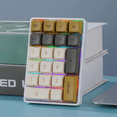 thumbnail image 2 of Clavier Mini 21 Touches 2.4G Sans Fil Pavé Numérique Mécanique pour Comptabilité Pavé Numérique Programmation de Jeux Pavé Numérique B, 2 of 6