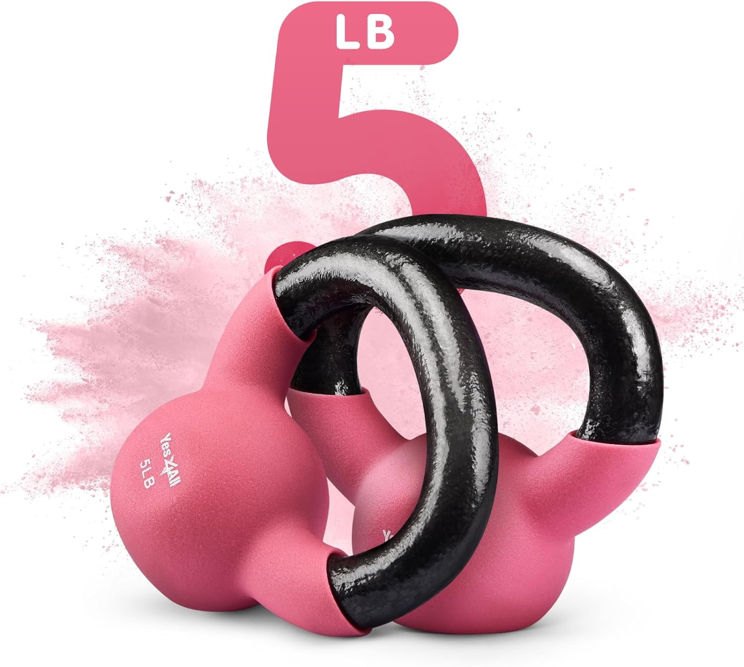 Kettlebell - Neoprene - 5lbs - Pair