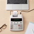 thumbnail image 3 of VUSIGN Printing Calculator, 12-Digit Thermal Printing Adding Machine with Fluorescent Display, 2-Color Printing, 2.0 LPS Business Calculator for Accounting, Office and Retail, AC, 3 of 8
