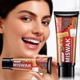 thumbnail image 3 of Miswak Whitening Toothpaste - Refreshing- with Moringa Oil, Miswak Extract, Olive Oil & Honey- 100% Fluoride Free & Vegetable Base 80g, 3 of 5