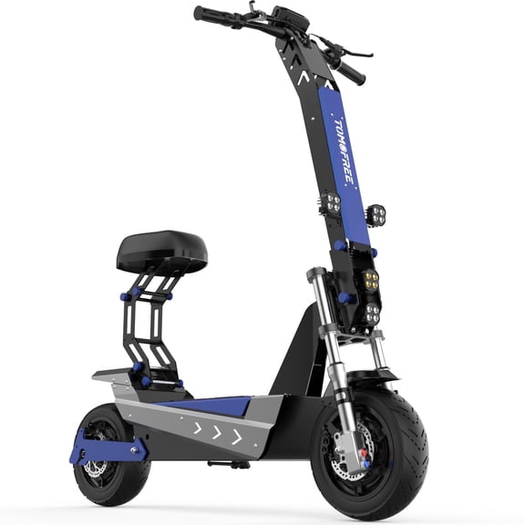 50MPH Electric Scooter Adults 6000W Dual Motor, 60V 35Ah Battery, Max 55Miles Fast Sports Escooter, 11" Foldable Off-Road E Scooter with Dual Hydraulic Brakes & Full Suspension