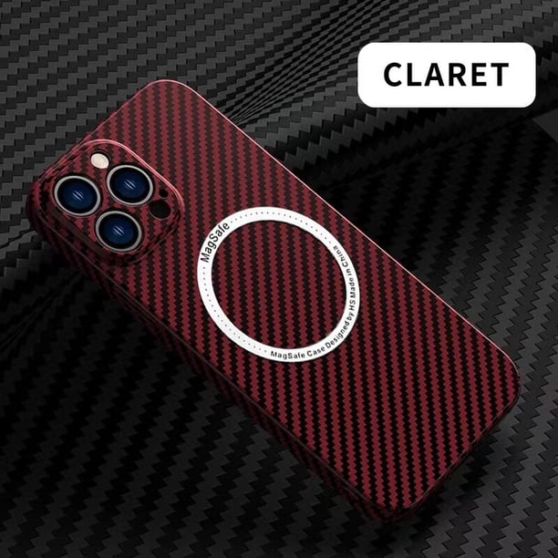 Fundas de teléfono magnéticas para Iphone 14 13 Pro Max, carcasa de fibra de carbono para IPHON 14Pro 14Plus 13Pro 12 11 ProMax Macsafe, cubierta parachoques Fivean unisex