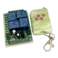 thumbnail image 2 of DC12V Interruptor De telemando Inalámbrico Universal - Módulo Receptor De 4CH Y Transmisor Con Electrónico De Bloqueo De Bri Gloria Módulo de interruptor de control de relé, 2 of 7