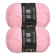 thumbnail image 1 of Uxcell Hilos de Acrílico Suaves para Tejer y Crochet Proyectos de Manualidades en Color Rosa, 1 of 7