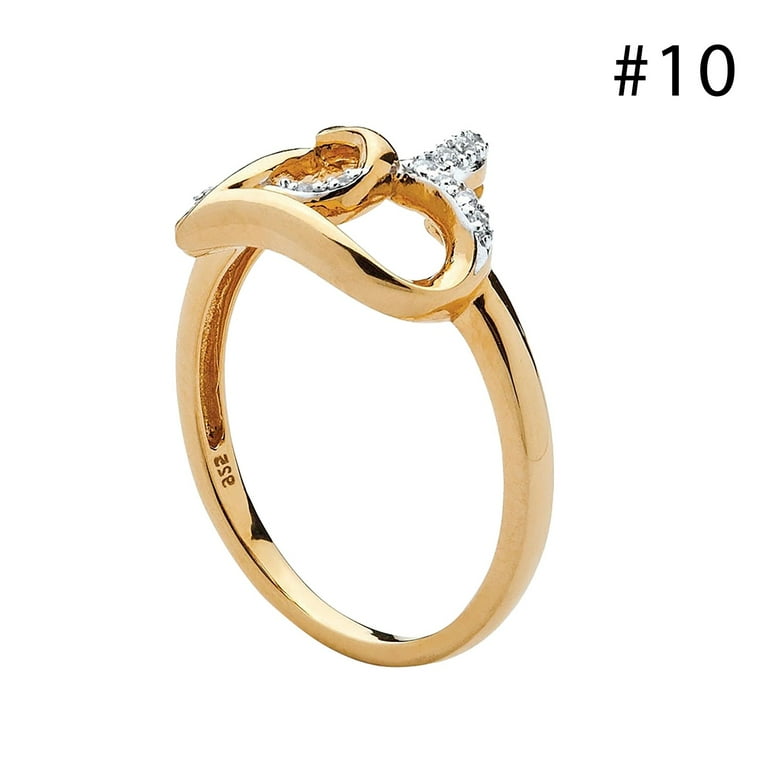 EHQJNJ Rose Gold Ring Settings Without Stones Heart To Heart