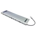 thumbnail image 1 of Concentrador USB C 12 en 1, base de expansión tipo C, concentrador USB, adecuado para estación de acoplamiento de expansión para portátiles, 1 of 5