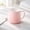 Pink, variant on Plastic Toothbrush Mouthwash Cup 3.58x3.35 Inch Wide Flat Base Anti-Spill Wash Cup Easy Clean Oral Care Mug for Bathroom Dorm Countertop Daily Oral Routine Accessory