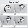 thumbnail image 3 of Bluetooth 5.4 Earbuds,Wireless Earphones Sports Headphones Built-in Microphone with Ear Hooks 50 Hours Playtime Earbuds LED Display Charging Case, Waterproof Design, Suitable for Running and Fitness,, 3 of 7