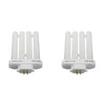 thumbnail image 2 of 2pcs FML 27EX-N 27W 4 Pin Saving 4 Light Tube Pin Quad Tube Energy Saving Compact Fluorescent Light Bulb 6500K 4 Rows Light Bulb, 2 of 9