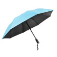 thumbnail image 4 of Folding Umbrella with Fan Strong Compact Umbrella for Trips Climbing Walking Blue, 4 of 8