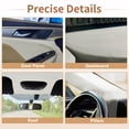 thumbnail image 4 of Unique Bargains Suede Fabric 160G Headliner Fabric 85.04"L x 59.84"W Interior Trim DIY Roof Repair Replacement Foam Backing for Car RV SUV Automotive Beige 1 Pcs, 4 of 7