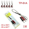 thumbnail image 3 of TP-01A Sonda sensor termopar prueba temperatura cable 100 cm longitud tipo K, 3 of 6