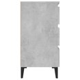 thumbnail image 3 of vidaXL Sideboard Concrete Grey 60x35x69 cm Engineered Wood, 3 of 4