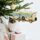 thumbnail image 1 of Muñeco de acrílico Adornos de regalo de Navidad Adornos de árbol de Navidad Decoración de Navidad Decoración de acrílico autobús Tamaño 8 cm, 1 of 6