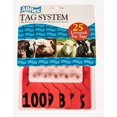 thumbnail image 3 of Allflex Global Ear Tag, 3" x 2.25", Large, Red, [76-100], 3 of 4