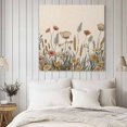 thumbnail image 4 of Pastoral Botanical Wall Art Painting on Canvas, Farmhouse Floral Rustic Canvas Art Home Prints Wall Art Framed Modern Artwork for Living Room Bedroom Wall Decor 8x8in, 4 of 9