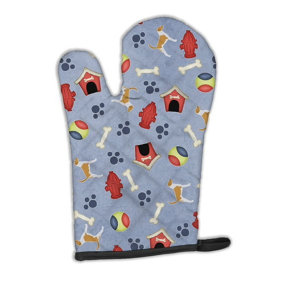 Carolines Treasures BB3898OVMT American Foxhound Dog House Collection Oven Mitt Large multicolor