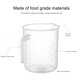 thumbnail image 2 of Taza medidora para hornear, transparente, para líquidos, contenedor de plástico, de polipropileno de grado alimenticio., 2 of 6