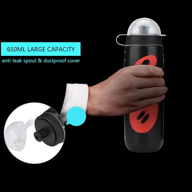 Botella de Agua de Bicicleta, Botella de Bicicleta de 650 ml/20.29 oz para bicicletas de Carretera y Montaña