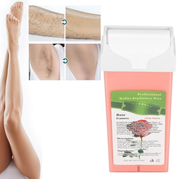 Rollo De Cera Para Depilación, 100g, Cuerpo, Pierna, Pecho, Brazo, Bikini, Axila, Rodillo De Cera Depilatoria