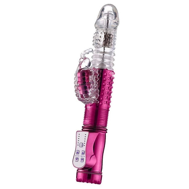 Consolador vibrador de conejo para mujeres salud vaginal, consolador realista punto G vaginal con 8 vibraciones de empuje realista anal vibrante clítoris estimulación G, juguetes sexuales para adultos