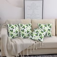 thumbnail image 7 of Throw Pillow Covers, green rainbow car Soft Square Pillow Cases with Invisible Zipper for Couch Bed Sofa, Farmhouse Fall Home Decor 18"x18", 7 of 7