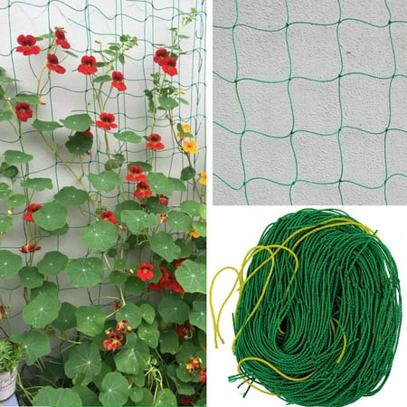 EcoTrellis Garden Trellis with Netting - 3ftx5ft Metal Trellis Outdoor Decor, Heavy-Duty Plants Support Ladder for Climbing Plant Ivy/Rose/Morning Glory/Clematis (Best Trellis For Climbing Roses)
