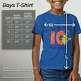thumbnail image 5 of Boy's Pokemon It’s My 10th Birthday Pikachu Graphic Tee Royal Blue Large, 5 of 10