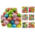thumbnail image 2 of Colorful Bouncy Balls Portable Rubber High Bouncing Balls Party Favor For Kids Prizes Birthdays Gifts 10 large pattern balls Diameter 42mm, 2 of 5