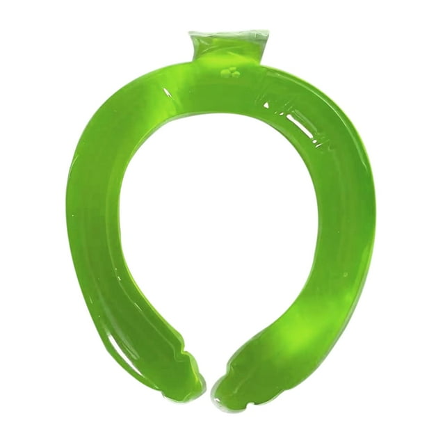 jinwen Hot Summer Neck Cold Wraps Chill Cold Ice Pack Reusable Neck Cooling Tube Green
