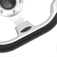 thumbnail image 2 of 12.5" Golf Cart Steering Wheel, Universal, 6 Holes, Replacement for E-Z-GO TXT and RXV, Silver, 2 of 2