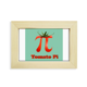 thumbnail image 1 of Cálculos matemáticos de Pi tomate Escritorio de madera Arte Pintura 5x7 pulgadas marco de foto foto, 1 of 4