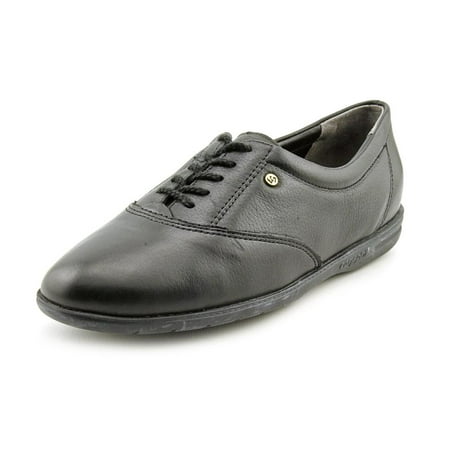Easy Spirit Motion Women 2E Round Toe Leather Black (Best Motion Control Shoes)