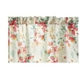 thumbnail image 2 of Mainstays Floral Curtain Tier Pair and Valance Set, 3-Piece, Multicolor, 56" W x 36" L, 2 of 6