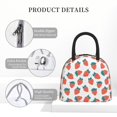 thumbnail image 4 of Salouo Strawberries for Insulated Lunch Bag for Women/Men - Leakproof Cooler Tote Bag Organizer - Reusable Lunch Box for Office Picnic Hiking Beach-One Size, 4 of 6