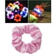 thumbnail image 4 of Scrunchies diadema colorido de gran vientre luminoso Jinwen Rosado coleta de coletas para el cabello, 4 of 8