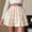 F-545Beige, variant on ZHOGXU Women'S Skirt Summer Elastic Waist Solid Color A Line Lace Trim Fashion Comfortable Mini Tutu Skirt For Everyday Wear,Beige,L