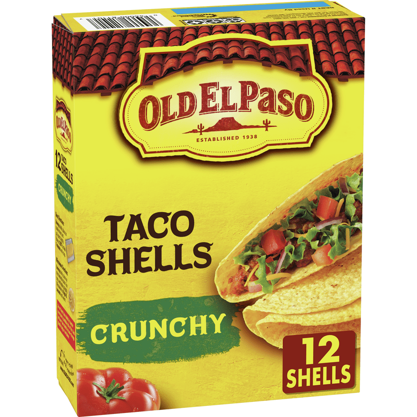 Old El Paso Crunchy Taco Shells, GlutenFree, 12 Count