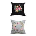 thumbnail image 1 of jifeng 2 Pieces Semi-Finished Embroidery Pillow Covers Kit Sewing Craft for Sofa, 1 of 9