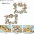 thumbnail image 6 of 2PCS Shoe Clips for Women Dress Shoes Elegant Rhinestone Shoe Accessories, Crystal Shoe Decoration Detachable Shoe Buckles Wedding Party,Style 4, 6 of 6