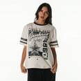 thumbnail image 3 of Women's The Wild Collective  Cream Dallas Cowboys Vintage Drop Shoulder Oversized Boyfriend T-Shirt, 3 of 4