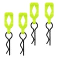 thumbnail image 1 of 4 Uds. Pinzas metálicas para carrocería de telemando para modelo de telemando 1:10, accesorios de repuesto Verde CUTICAT Clips de carcasa de coche RC, 1 of 6