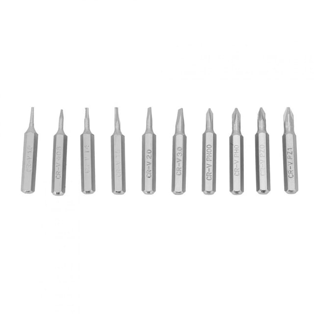 Juego De Puntas De Destornillador con Mango De 4mm Ticfox 10 Uds PH00/PH0/Z1/Z0/3,0/2,0/1,0/T5/T4/Star