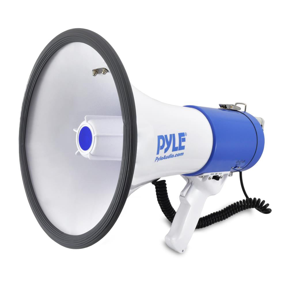 Pyle Megaphone Siren Horn Speaker Voice Alarm Sound Sound Adjustable Handheld 