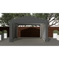 thumbnail image 2 of Sheltertube Wind And Snow-Load Rated Garage, 12X27X8 Grey, 2 of 12