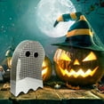 thumbnail image 6 of BNNG Halloween Ghost Figurine Acrylic Ghost Sculpture Statue Cute Halloween Decorations Spooky Tiered Tray Decor for Indoor Home Table Centerpieces Party Kitchen Tabletop Shelf, 6 of 9