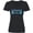 AB-Black, variant on Inktastic Mermaid Vibes Text in Blues Women's V-Neck T-Shirt